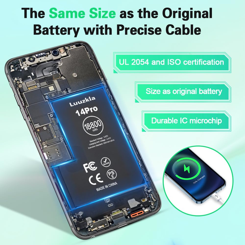 Amazon.com: Luuzkla 18800mAh (2025 New Upgrade) Battery Compatible