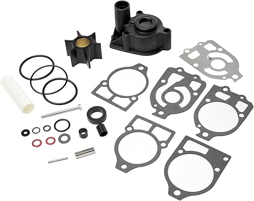 Miniatura 12 de Kit impulsor de bomba de agua compatible con Mercury Marine y Mercruiser - 1991-2021 - Sustituye a motores 817275Q05, 817275T4, 18-3147, 9-48315