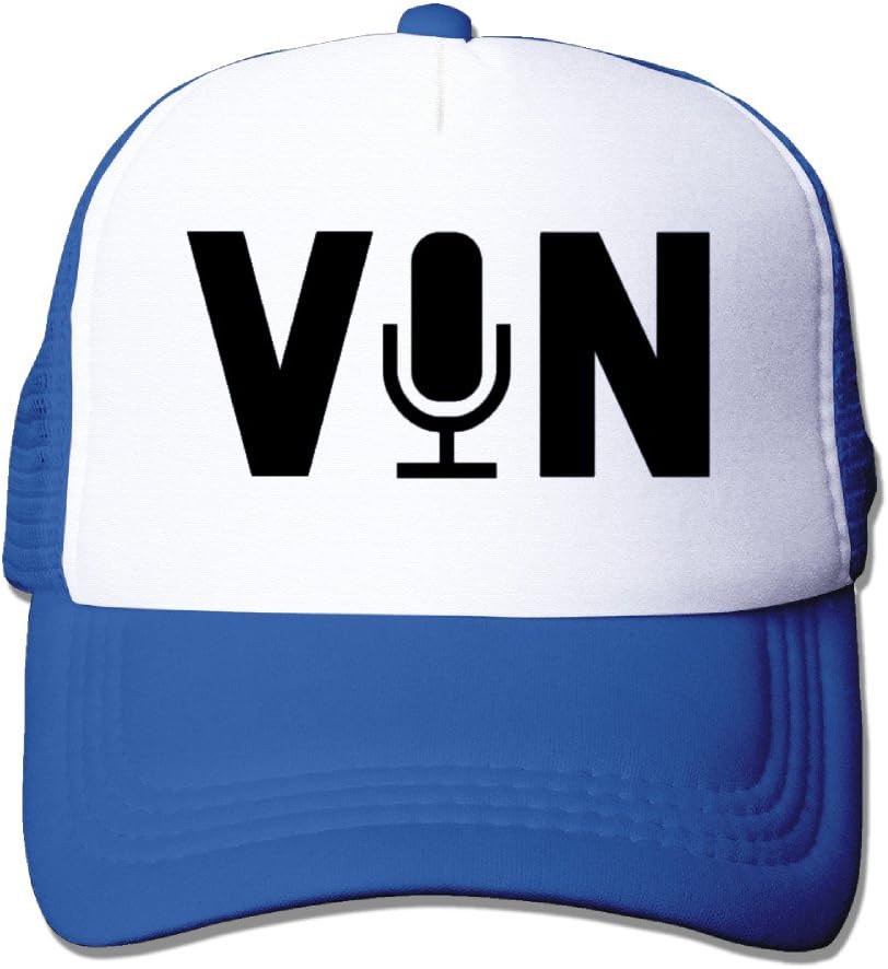 Original Vin Scully Microphone Mesh Trucker Hats Cap
