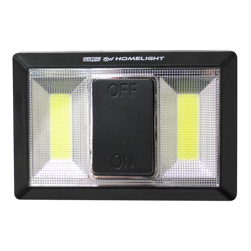 Dekton Pro Light Xw110 Sunshine Homelight - 110 Lumens / 10M Distance (Magnet)-77mm X 114mm | High Intensity Cob LEDs | One Button Action | Magnetic Base | Compact & Durable Design