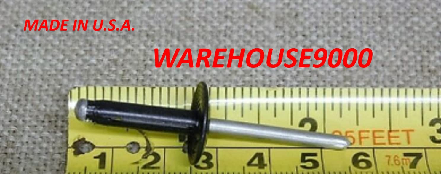 25 Split Type Rivets Compatible with Auveco 20741 for GM : 11516807 from 1990 - On & Compatible with Universal