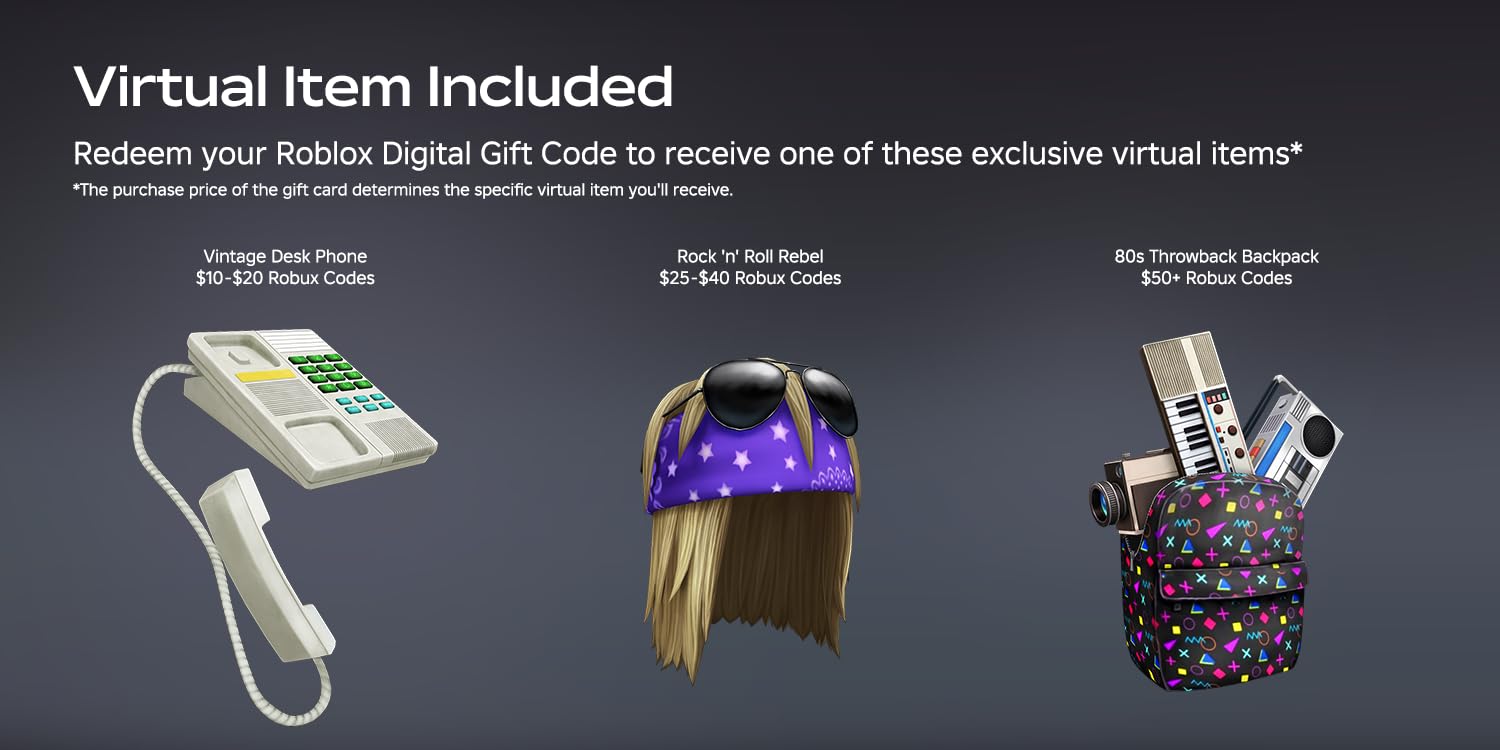 Roblox Digital Gift Card - 5,250 Robux [Includes Exclusive Virtual Item] [Digital Code]
