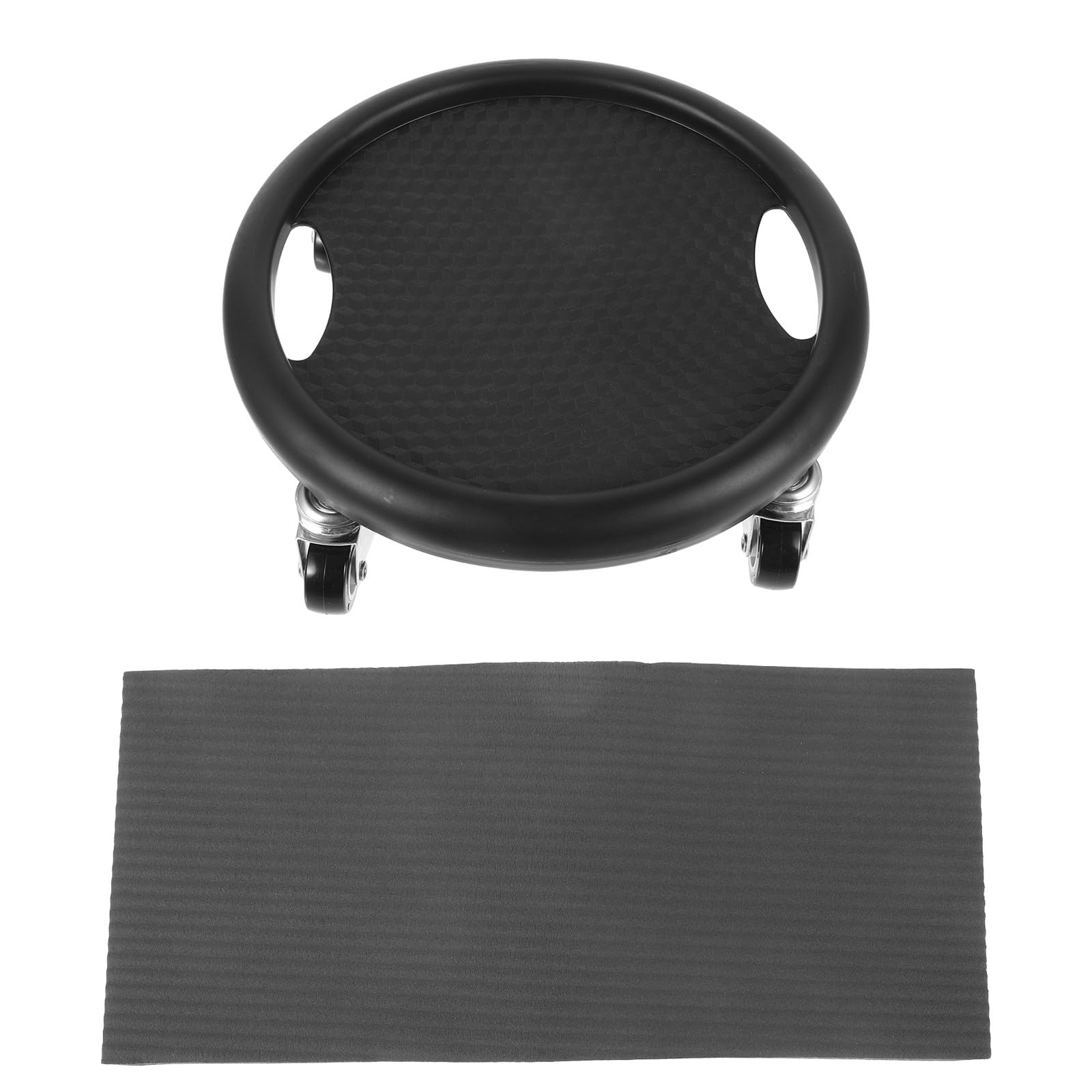 Discos Deslizantes para Ejercicio Abdominal Almohadilla, Equipo de Fitness Portátil y Silencioso, Disco Abdominal Negro Tamaño Mediano para Entrenamiento en Casa y Color Aleatorio