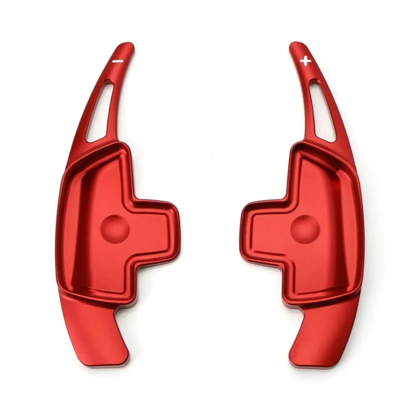 Xxiucj Car Paddle Shifter Extensions for Benz for A B M Class for W176 for W246 for GLK for SLK for CLA for GLA Car Steering Wheel Paddle Shift Shifters(Red)