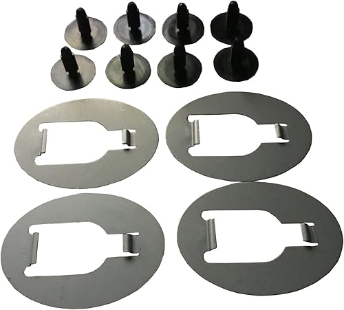 Miniatura 2 de 4 piezas de luces de marcador lateral, clips de retención de luces de separación compatibles con Ford F250 F350 F450 F550 Super Duty F81Z-15A436-AA,