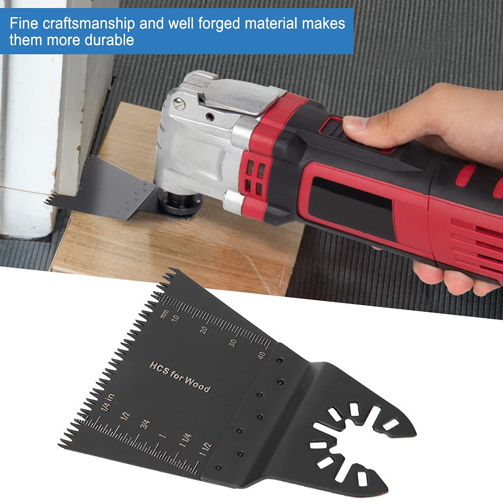 Cuchillas de Sierra Oscilante, Juego de 10 Piezas de Cuchilla Multifunción, 65mm, Accesorios de Herramientas Oscilantes Multitool para Cortar Metal Suave, Madera, Plástico