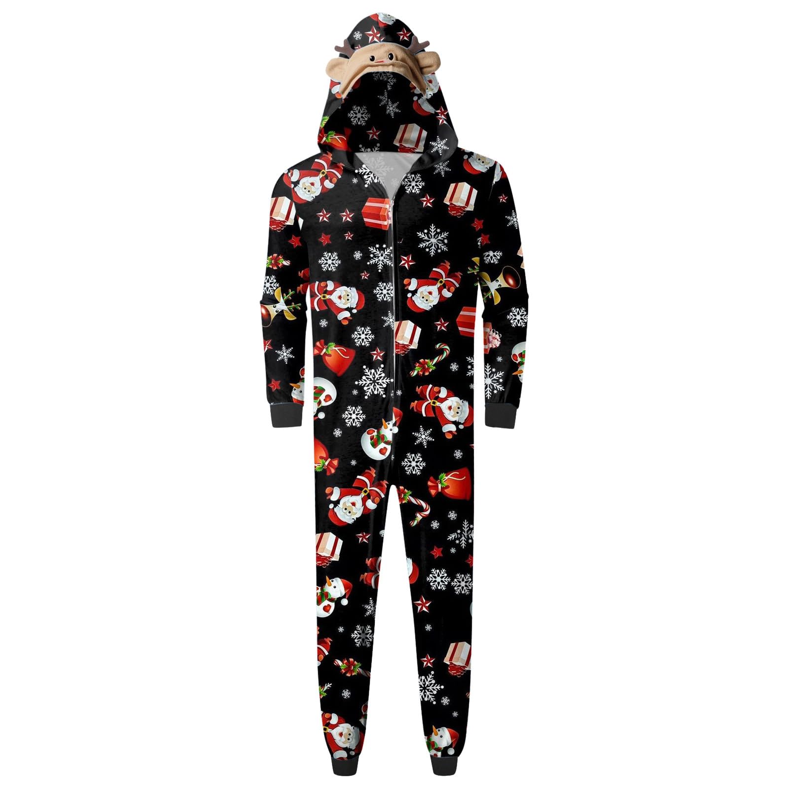 2026 Mono de Papá para Navidad, pijama familiar, estampado a cuadros, manga larga, ropa de dormir informal para vacaciones