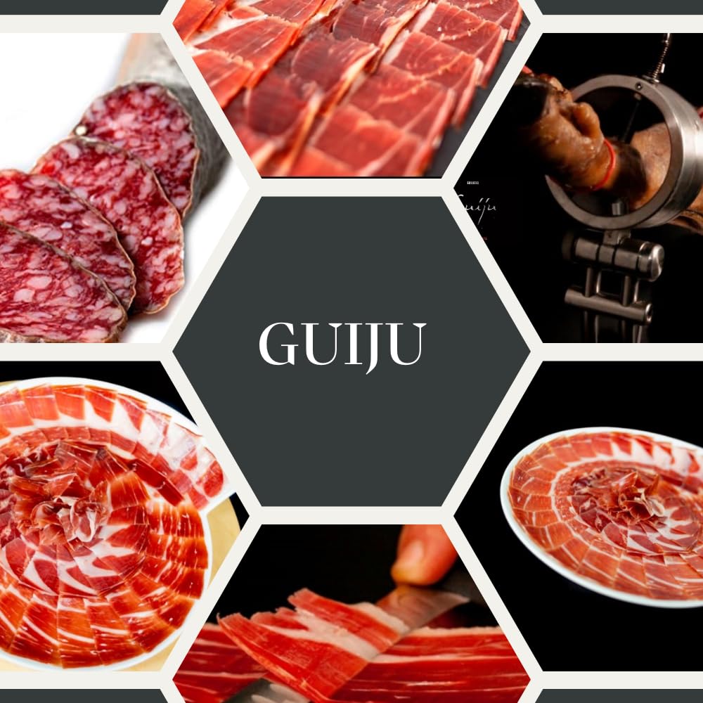 JAMÓN IBÉRICO DE CEBO 50% RAZA IBÉRICA.MARCA GUIJU. SALAMANCA. (8,5 a 9 kg)