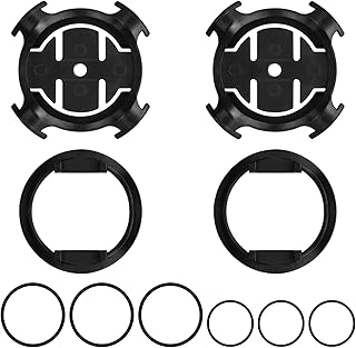 Vesaneae Pack of 2 Bicycle Mounts, 360° Rotating Bicycle Stem Navi Mount, Bicycle Computer Handlebar Mount, GPS Bicycle Computer, Compatible with Garmin Edge 200/500/510/520/800/810/1000