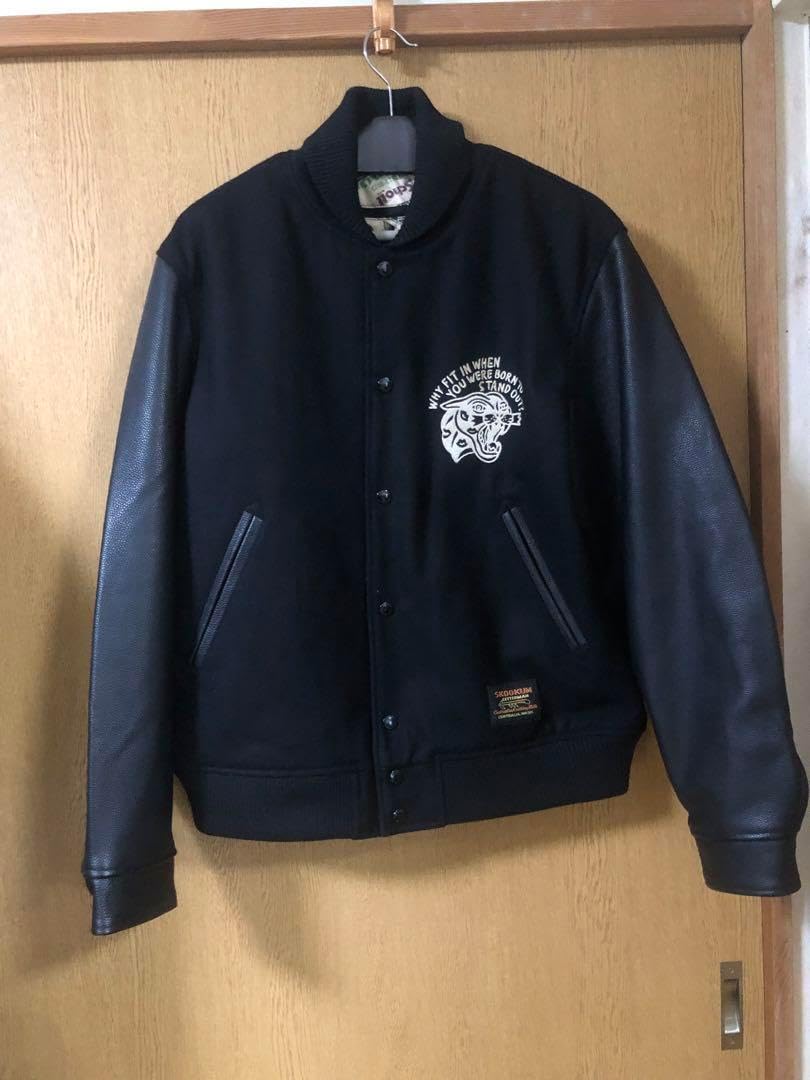 Schott×SKOOKUMコラボスタジャン/オリジナルカスタム Lサイズ ショット