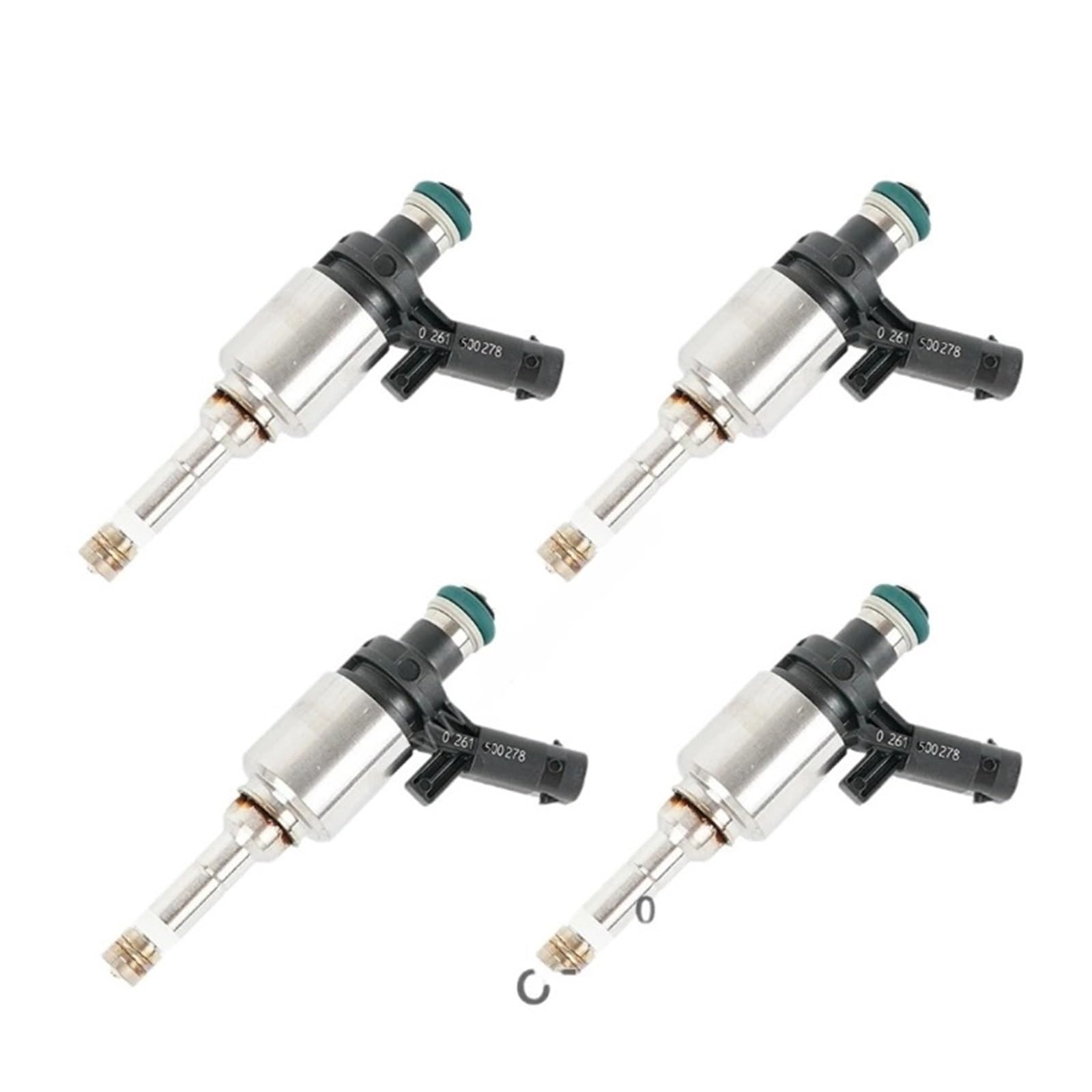Fuel Injector Nozzle Auto Parts Injectors Compatible for Ea888 Gen2 1.8T2.0T Vw Golf GTI Passat B7 Compatible for Tiguan Audi A4 Q5 A5 A6 0261500278 4Pcs 06H906036G Engine Valve Set(Bosc h 2.0T 4PCS)