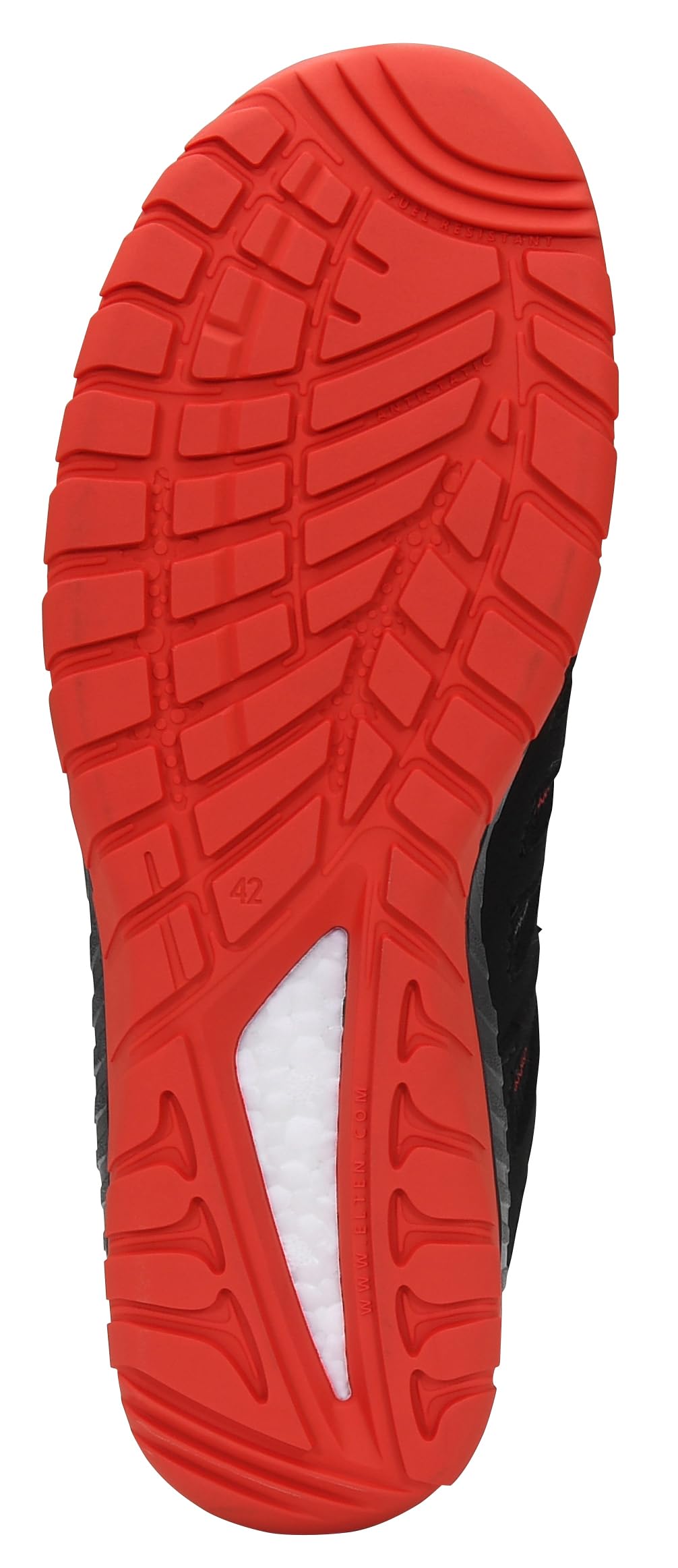 ELTEN Maddox GTX W Black-red Low ESD S3S WR | Sicherheitsschuhe für Damen & Herren, GORE-TEX, Stahlkappe, leicht, atmungsaktiv