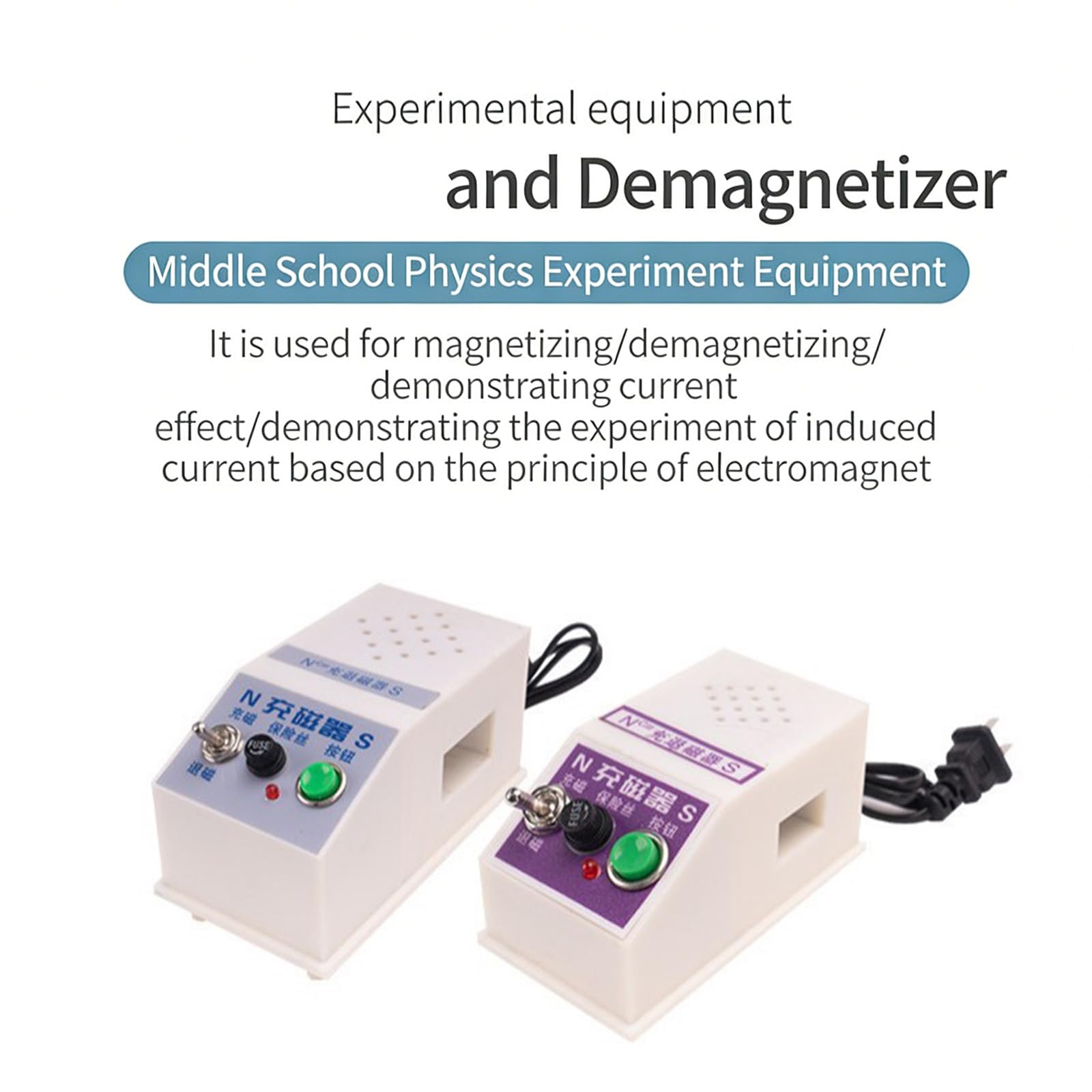 Ensemble de dispositifs d ' expérimentation de physique de démagnétiseur pour une utilisation éducative efficace dans les activités scientifiques et technologiques Ensemble de physique pour étudiants