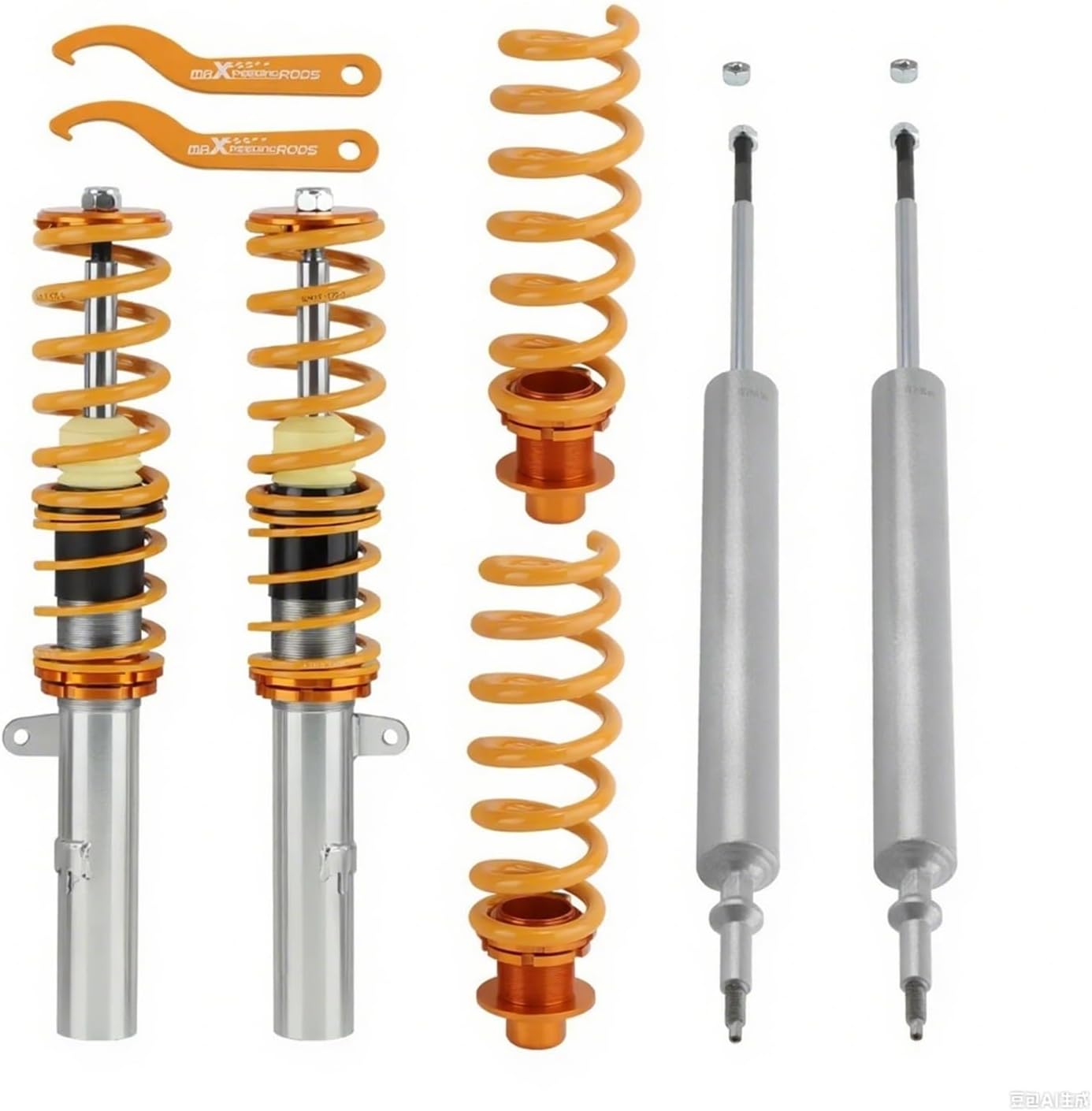 Coilover Suspension Kit，Compatible With 3 Series Saloon E90 E92 E93 318i 320i 330d 330i Convertible 330i E92 Coupe SHock Absorber Spring
