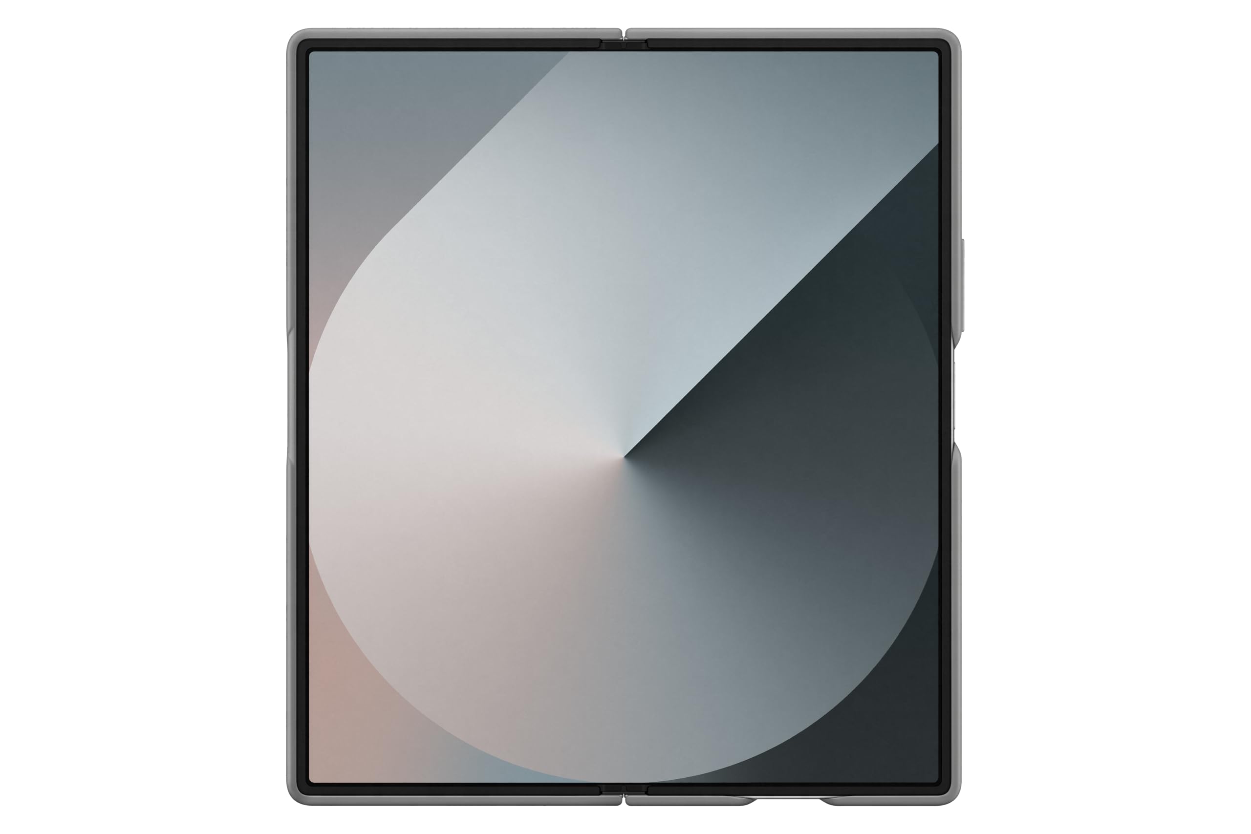 Samsung Silicone Case EF-MF956 für das Galaxy Z Fold6 | Smartphone Cover, Handy-Hülle inklusive Fingerhalter, Silikon, Schutz Case, stoßfest, dünn und griffig, Gray