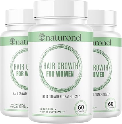 Womens Balance Hair Growth Supplements, Ages 45 and Up - Supports Healthy Hair, Skin & Nails - Customer Proven for Visibly Thicker Hair and Scalp Coverage, Natural Thicker Hair Growth Supplement (3) Women