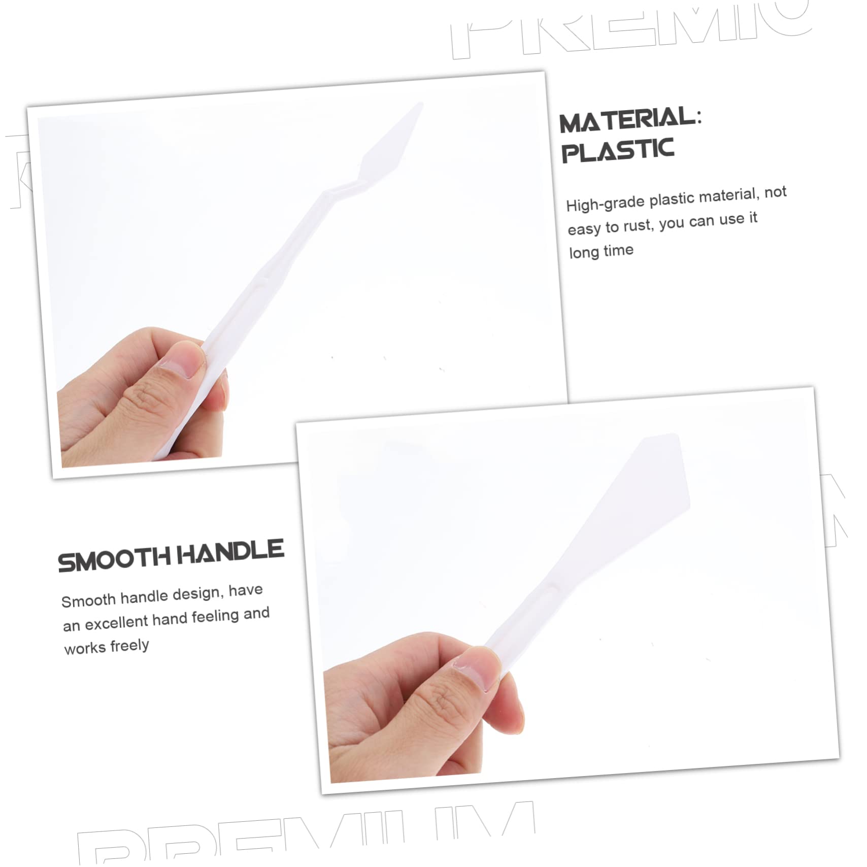 jojofuny 5 Set Spatole Pittura Miscelazione Vernice Raschietti Per Olio Lungo Ergonomico Per E Decorazioni 30 Pezzi*5