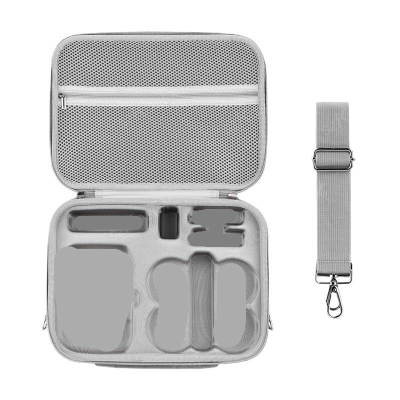 Compatibile Con DJI Borsa trasporto PU per dron NEO accessori RC-N3 | Borsa rigida protettiva per dron e relativi accessori(GRAY)