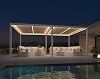 PURPLE LEAF 14' x 20' Louvered Pergola with LED