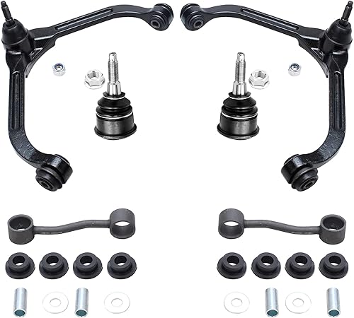 Miniatura 128 de Detroit Axle - Kit de suspensión delantera RWD para Chrysler 300 Dodge Charger Challenger Magnum 2 brazos de control superior con rótulas 2 rótulas