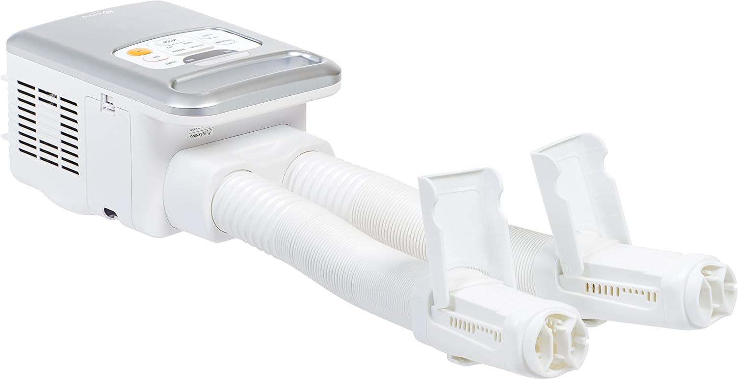 IRIS USA BLW-C2 Blanket Warmer with shoe dryer attachments extended.
