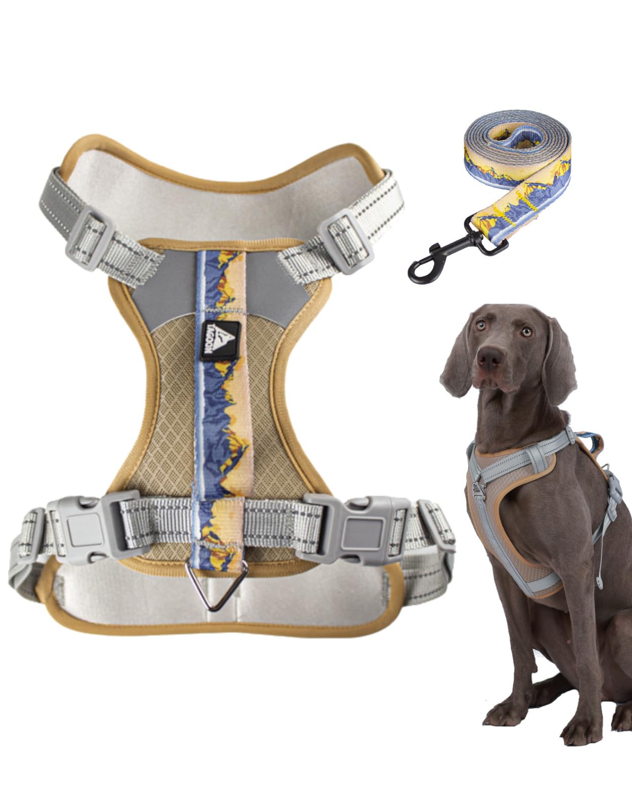 Amazon | Pop Wing 犬 ハーネス おしゃれ 簡単装着 調節可能 抜けない  