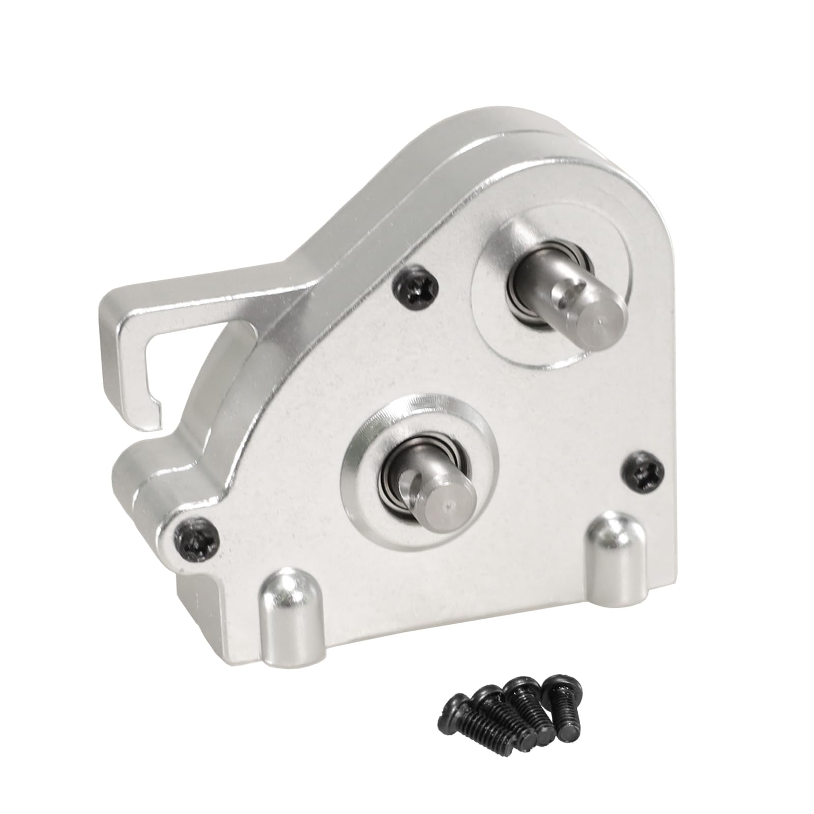 Medium Wave Box Assembly Metal for Mn128 Model Mn86 G500 Upgrade Parts Remote Control Rc Crawler Car Accessories 1/12 Scale Toys(Silver)