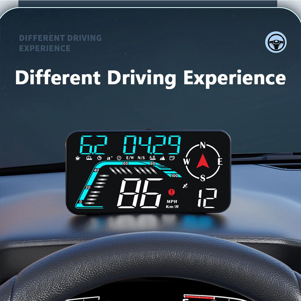 Aazon.co: Riloer Car Head Up Display, Copass And Light Sensor HUD