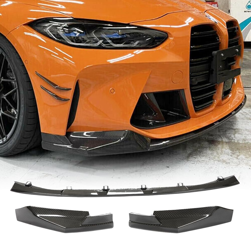 Amazon | JCING カーボンファイバーフロントバンパーリップ BMW G80 M3