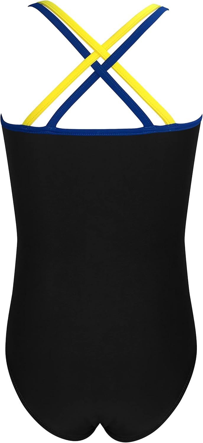 Costume Da Bagno Bambina A Una Spalla - Intero, Sportivo, Per Spiaggia E Piscina, Taglie 6-14 Anni - Foto 7