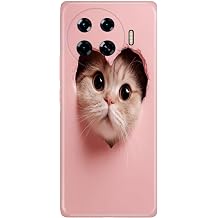Tecno Spark 20 Pro Plus ile Uyumlu K l f, Yaramaz Kedi Temal  Desenli, Darbe Emici Silikon
