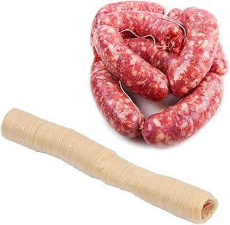 Sausage Casing, Edible Drying Sausage Casing Chinese CantonesE Style Sausage Casing for Flavorous Homemade Sausages Ham