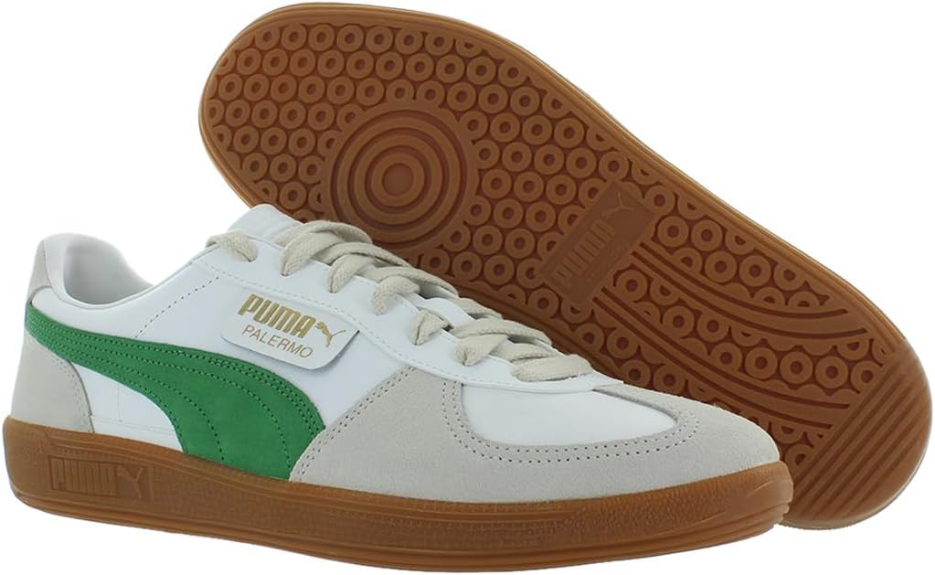 Puma Palermo Mens Shoes Size 8.5, Color: Puma Ghost White/Vapor Gray-White - Image 2