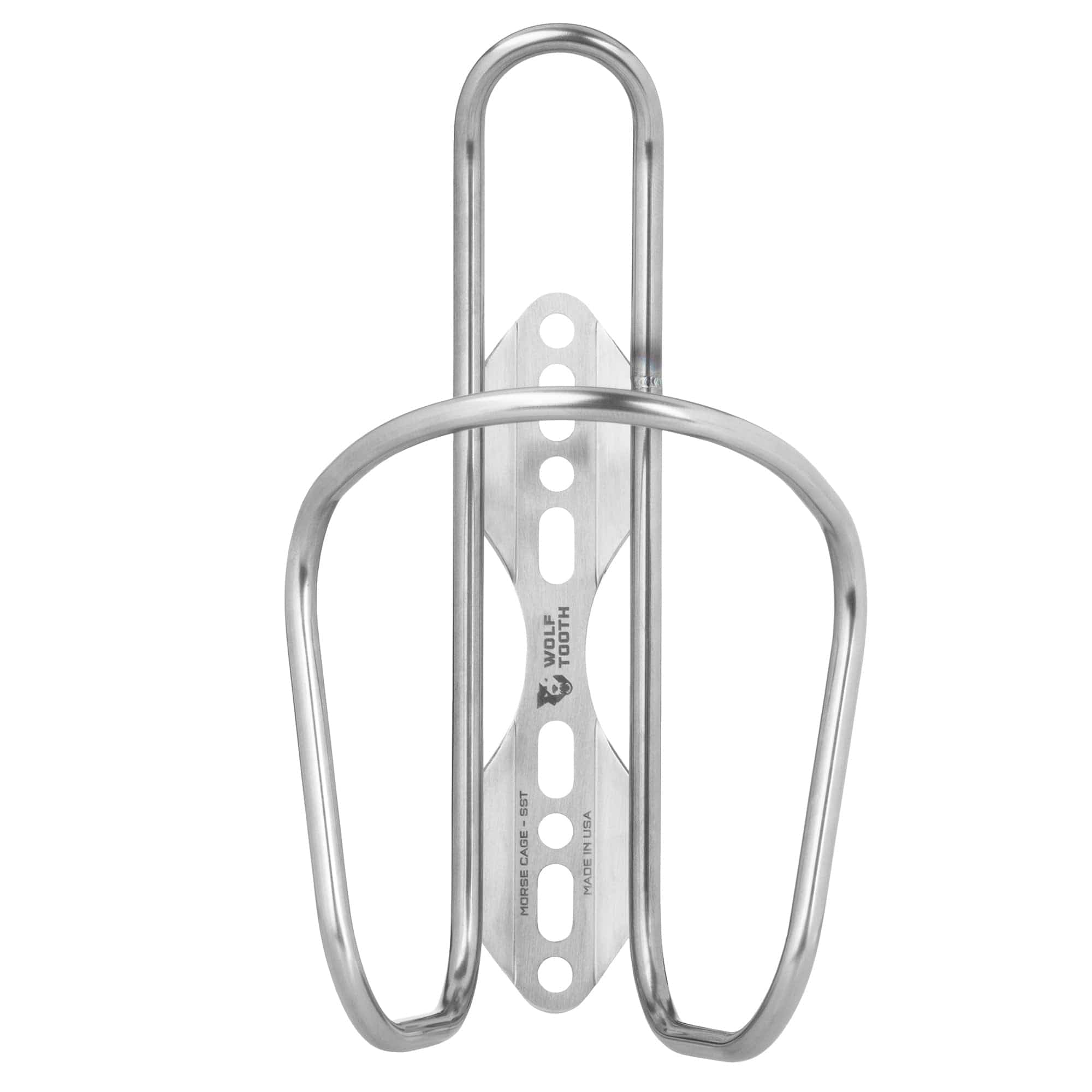 Wolf Tooth | Morse Cage Stainless Steel | Bike Accessories Custom Parts Precision Engineered