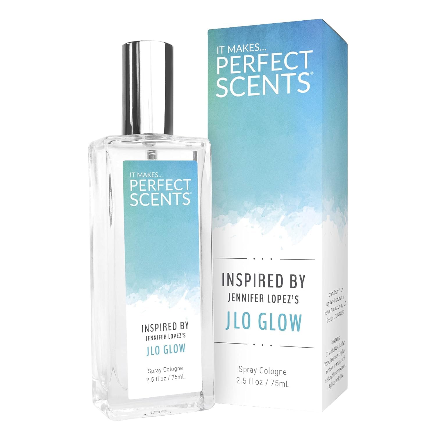 Perfect Scents Fragrances, Inspired by Jennifer Lopez's J Lo Glow, Women’s Eau de Toilette, Vegan, Paraben-Free, Phthalate-Free, Never Tested on Animals, 2.5 Fluid Ounces