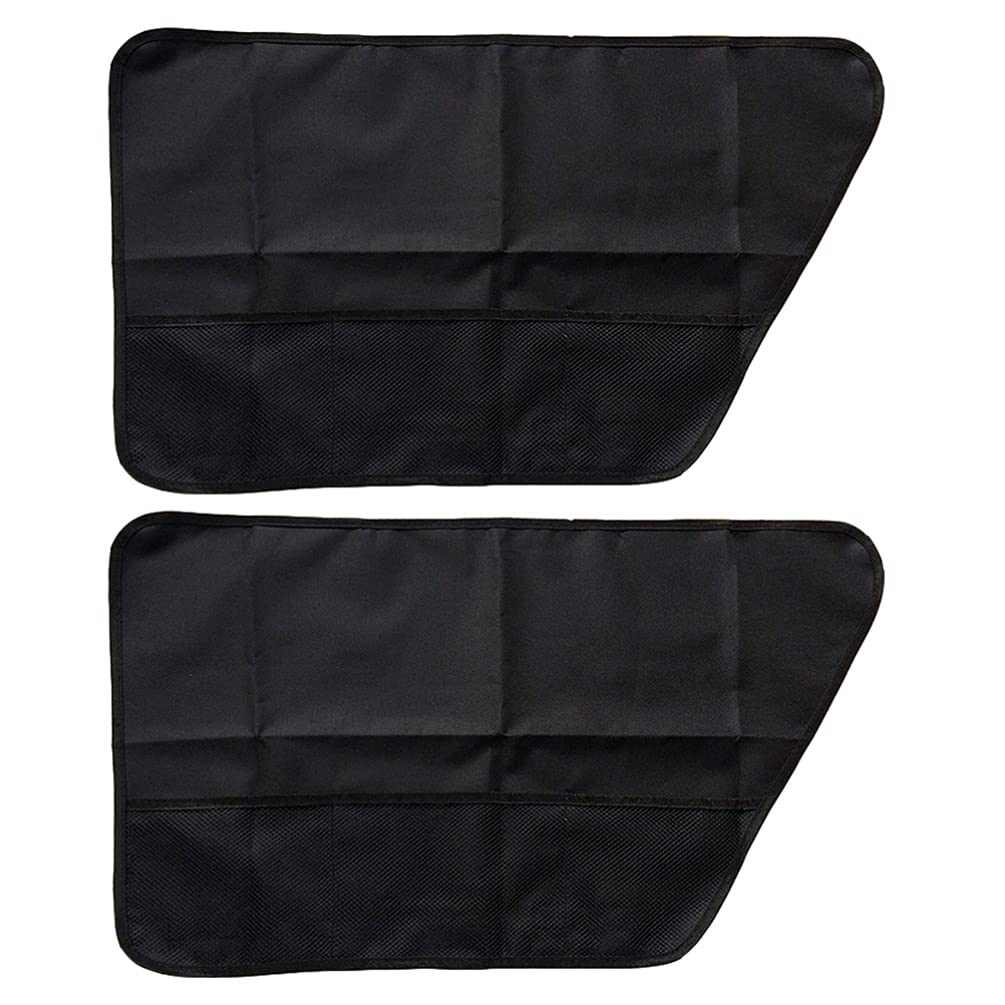 POPETPOP Pet Car Door Cover, Car Door Protector from Dog Scratching, Oxford Cloth Car Door Guard Waterproof Anti Scratch Pet Vehicle Door Guard, 2pcs