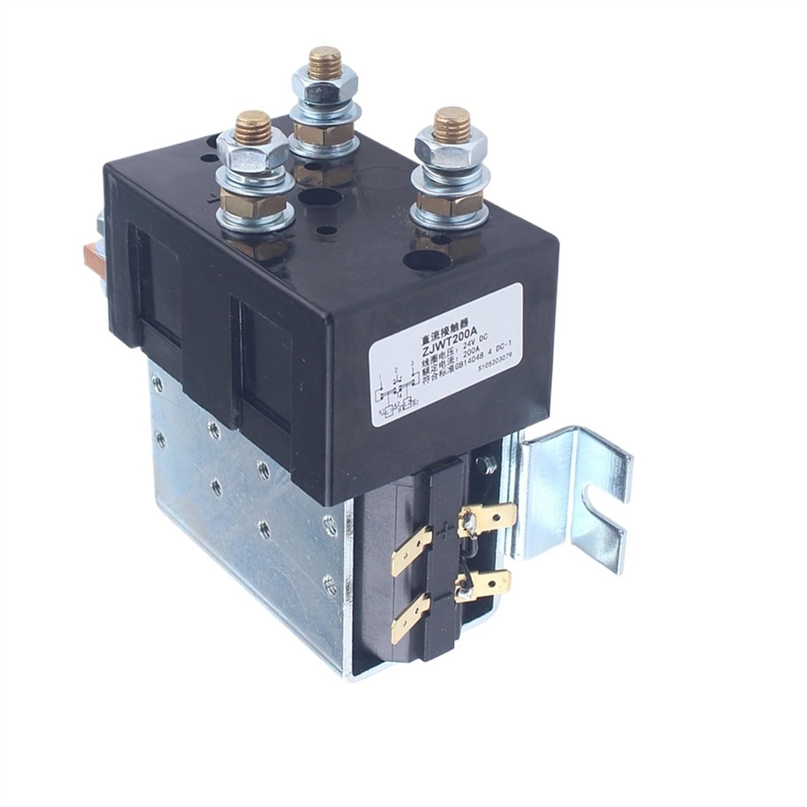 RCGKNNMUZ ZJWT200A DC182 CZWT200A 2NO2NC 2SPDT 12V24V 36V48V 60V72V DC Forward Reverse Contactor(60v)