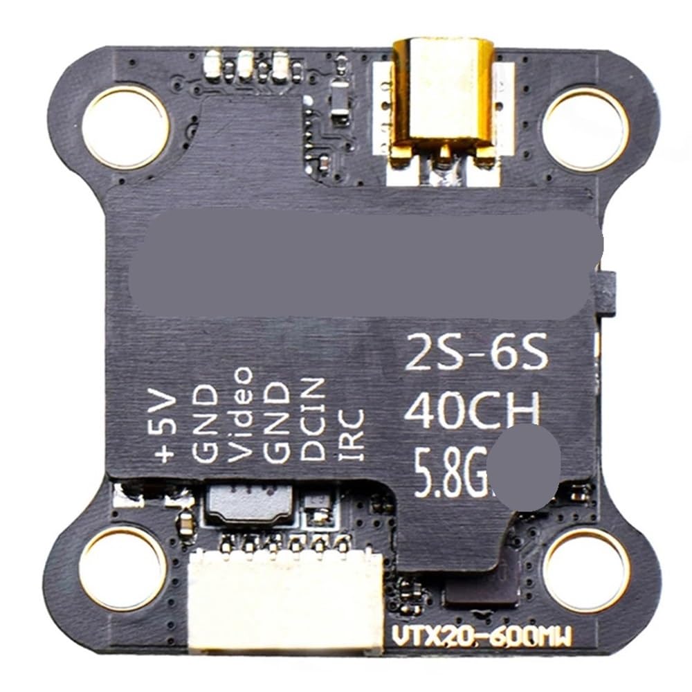 5,8G 40CH Sender 25mW 100mW 200mW 400mW 600mW 7-26V Einstellbare VTX Fit for VTX20-600 RC FPV Racing Drone