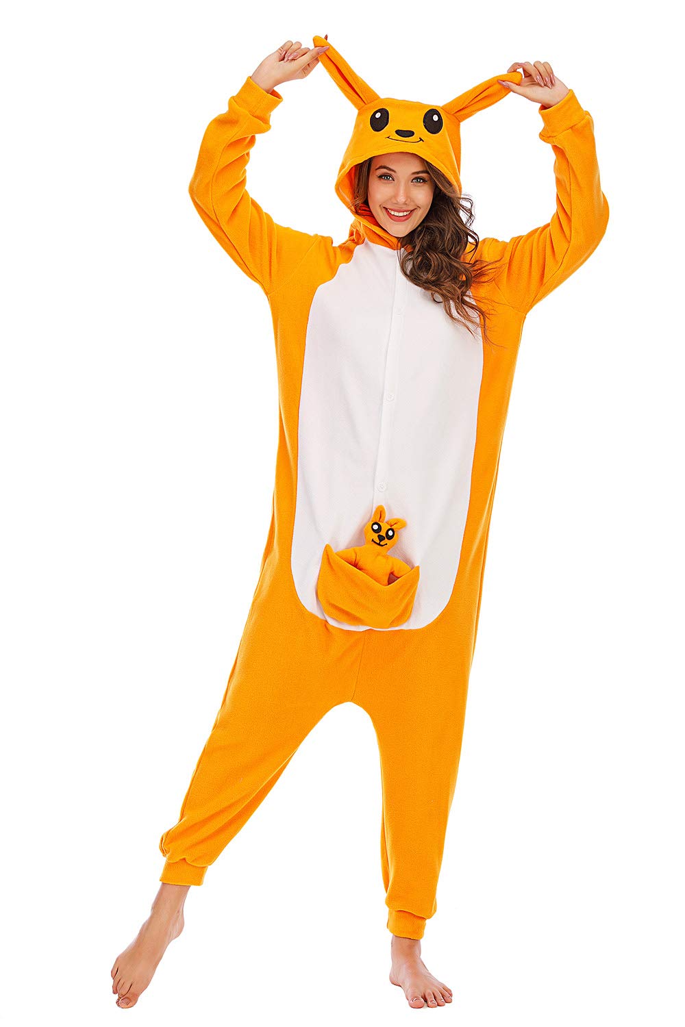 BGOKTA Disfraces de Cosplay para Adultos Pijamas de Animales One Piece Jirafa,LTY48 — view 21