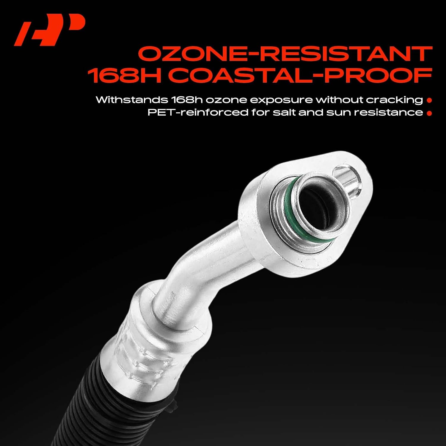 A-Premium A/C Suction Hose Assembly Compatible with Chrysler PT Cruiser, 2001-2006, 2.4L, Naturally Aspirated, Compressor to Evap