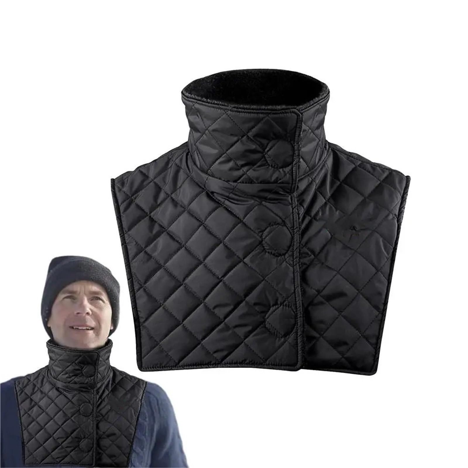 Cagoule Écharpe de vélo Moto, Bavoir Chaud d'extérieur épais, écharpe de Cou de vélo, Protection de Poitrine pour Le Cyclisme Cache Cou
