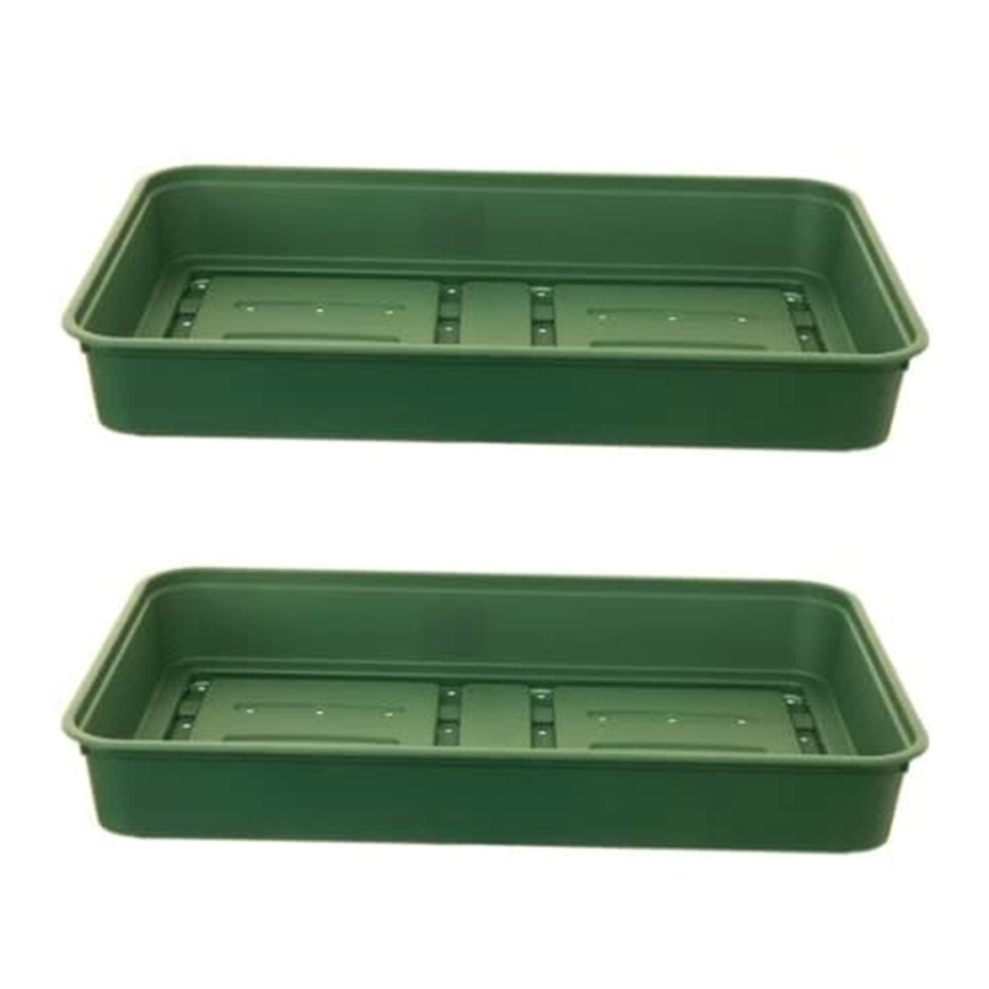 Whitefurze Strong Plastic Garden Greenhouse Seed Tray Medium - 38cm