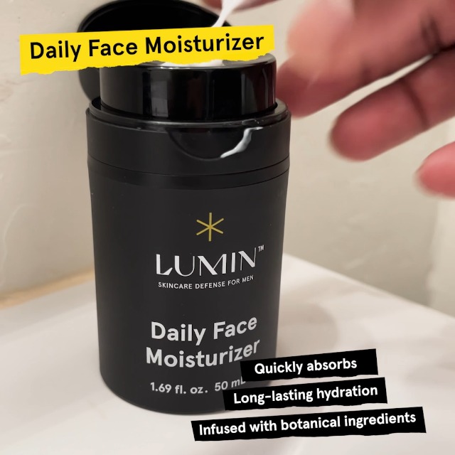 Amazon.com: Lumin Men's Skincare Set – Complete Face Care Kit with
