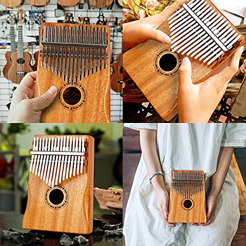 EASTROCK Kalimba Piano à pouce 17 touches, piano portable Mbira avec étui de protection étanche, marteau d’accordage et… - Les Beatles, Paul McCartney, John Lennon, RIngo Starr, George Harrison EASTROCK Kalimba Piano à pouce 17 touches, piano portable Mbira avec étui de protection étanche, marteau d'accordage et… – Image 8