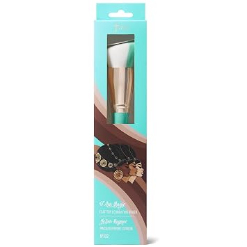 Juvias Place I Am Magic 102 Flat Top Foundation Brush - Flawless Professional Cosmetic Makeup Blending Face Body Liquid Powder Cream Concealer Blush Base Beauty Tools Soft Dense Full Coverage Travel