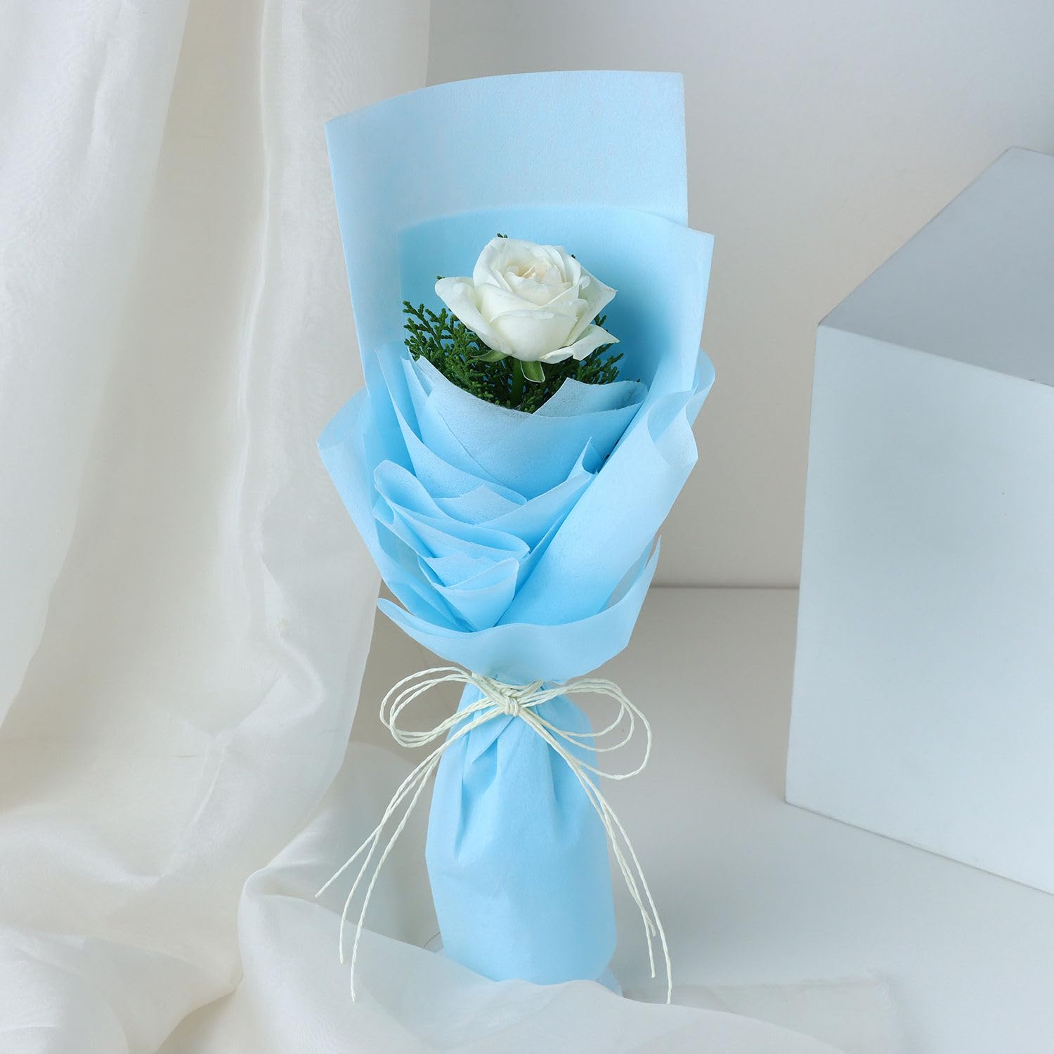 FNP Live Flower Bouquet of 1 Roses In Premium Packing For Birthday Gift, Anniversary Gift, Wedding Gift, Congratulations Gift & Gift For Special Occasions (Same Day Delivery)-image-42