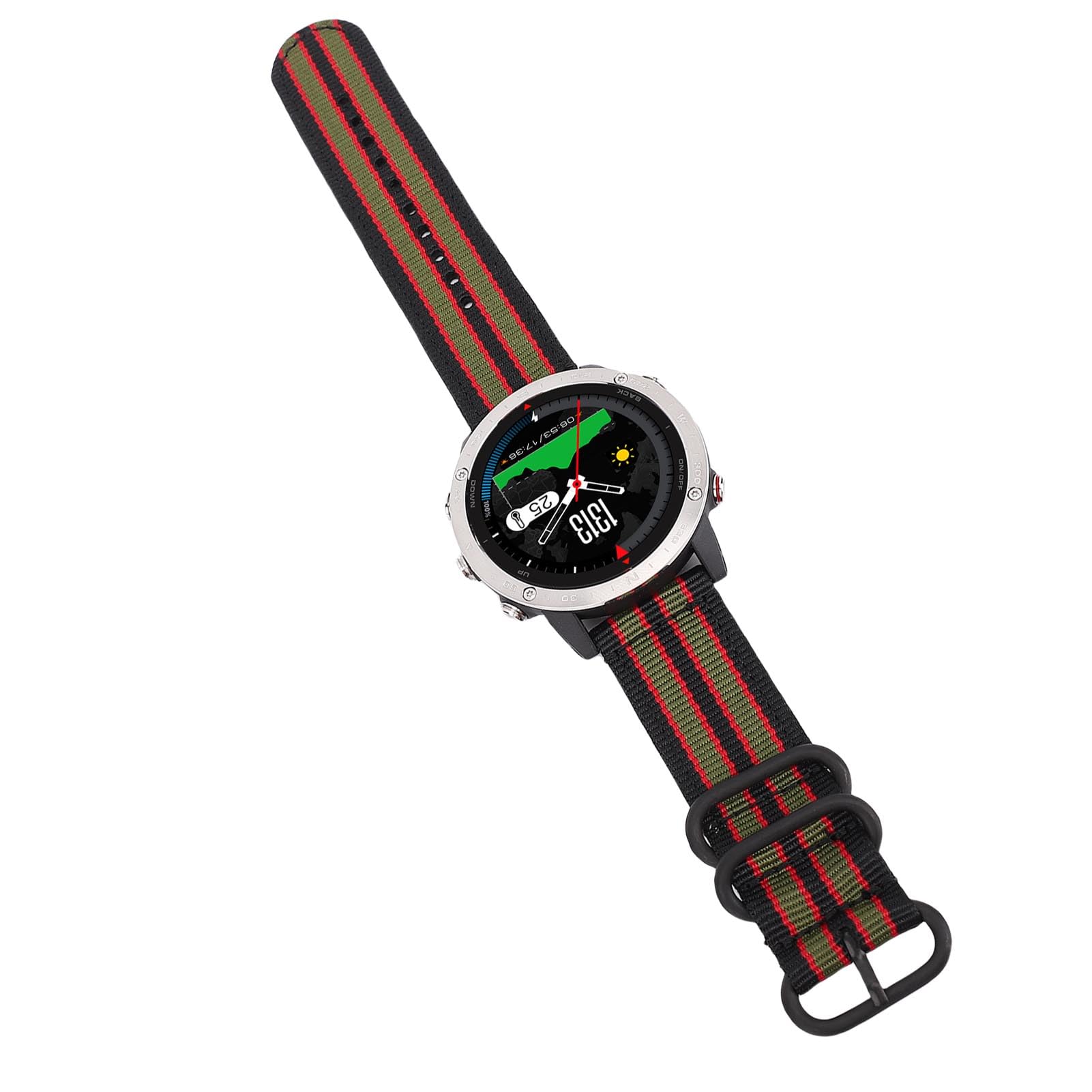 Reloj Deportivo Inteligente, Ordenador de Buceo Ligero de Nailon de Aleación de Ti con Sensor de Profundidad de Barómetro para Nadar, Bucear y Bucear