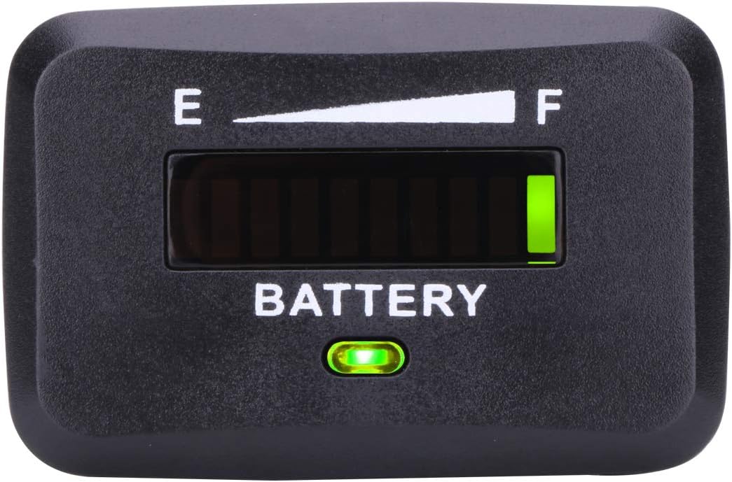 AIMILAR Golf Cart Battery Indicator Tester Battery Charge Discharge Status Gauge Meter for Lead