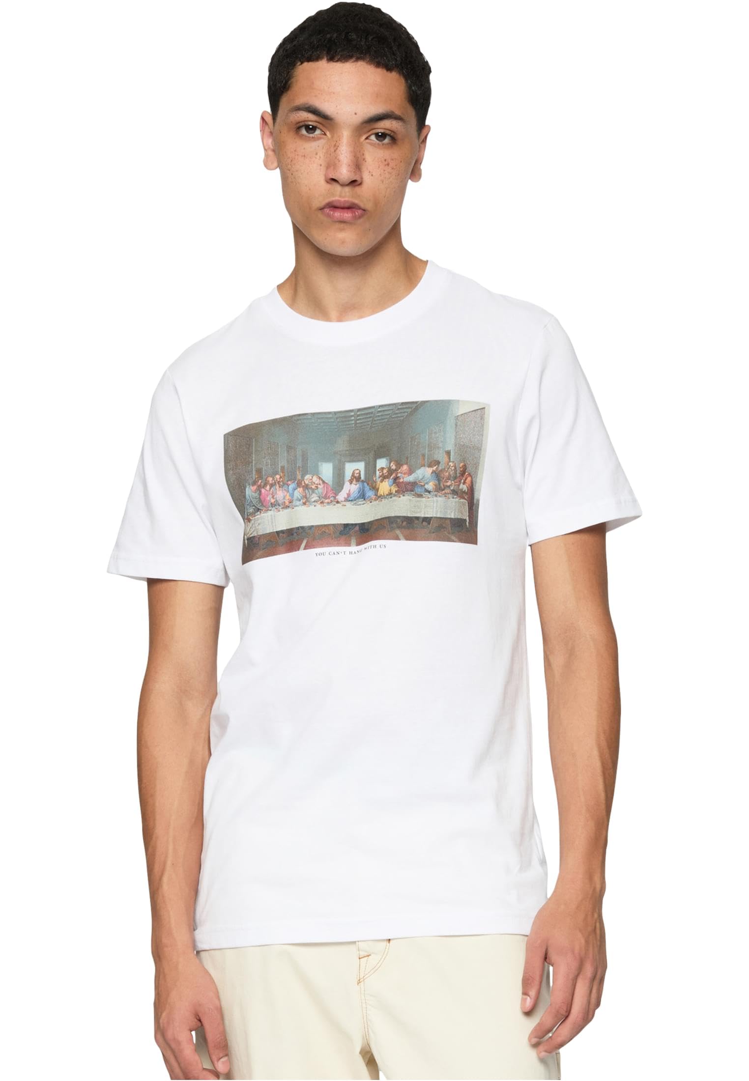 Mister Tee Men's T-Shirt Can't Hang with Us Tee Printed T-Shirt for Men, Regular Fit, Streetwear