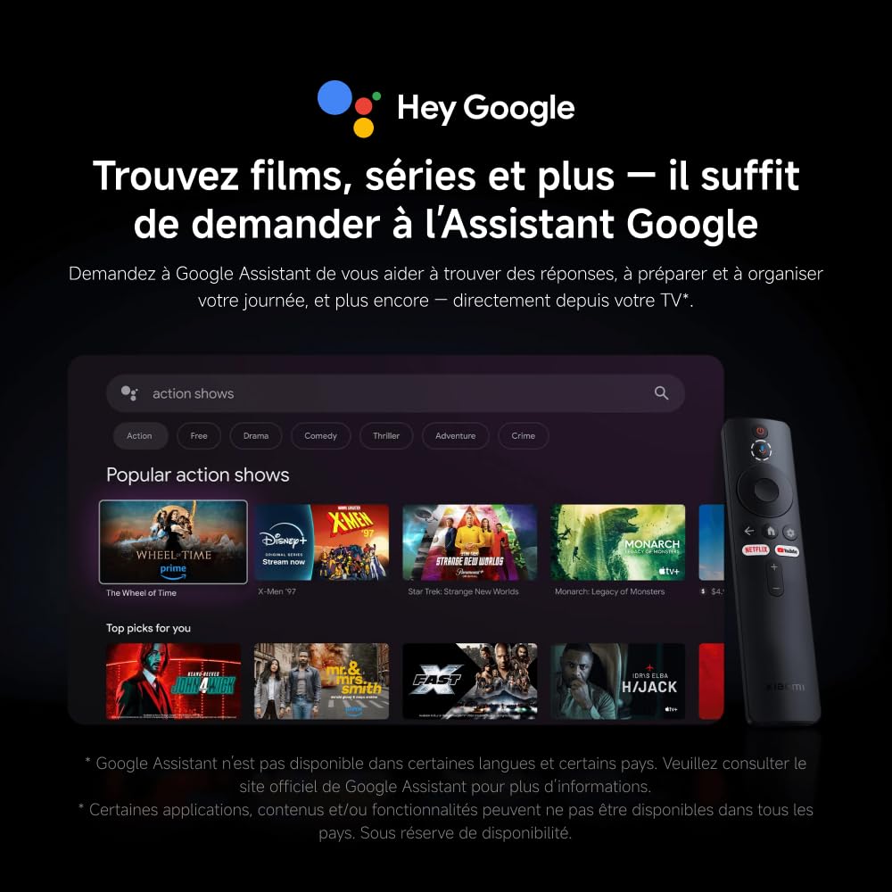 Xiaomi Vidéoprojecteur Portable Intelligent L1 | Full HD 1080p avec Netflix & Google TV Officiels | HDR10/HLG | AutoFocus & Correction Keystone Auto | Dolby Audio & WiFi 5G